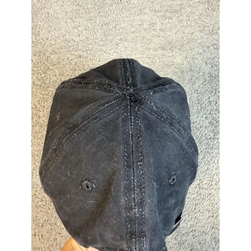 Urban Outfitters Hat Cap Strap Back Mens One Size Black UO-76 Twill Adjustable